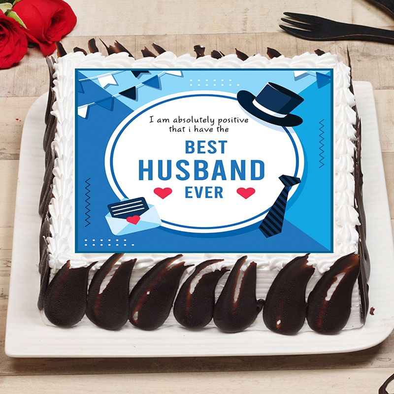 Best Husband Ever Poster Cake